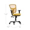 Flash Furniture Yellow Mesh Multifunction Chair - Roller Wheels HL-0001-YEL-RLB-GG - alternate 6